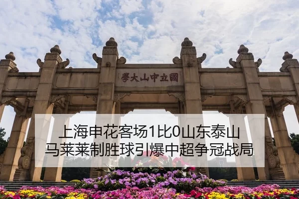 上海申花客场1比0山东泰山 马莱莱制胜球引爆中超争冠战局